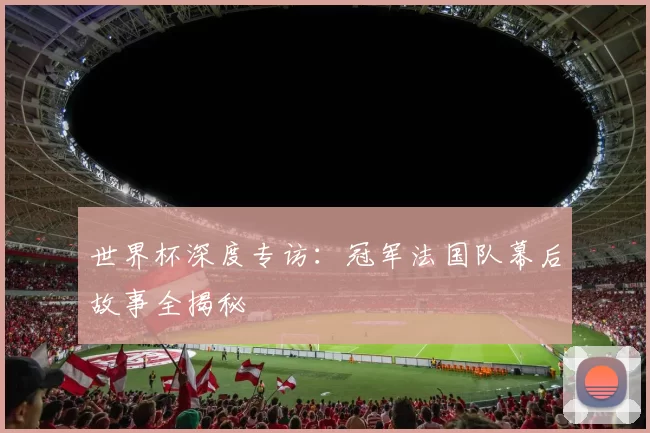 世界杯深度专访：冠军法国队幕后故事全揭秘