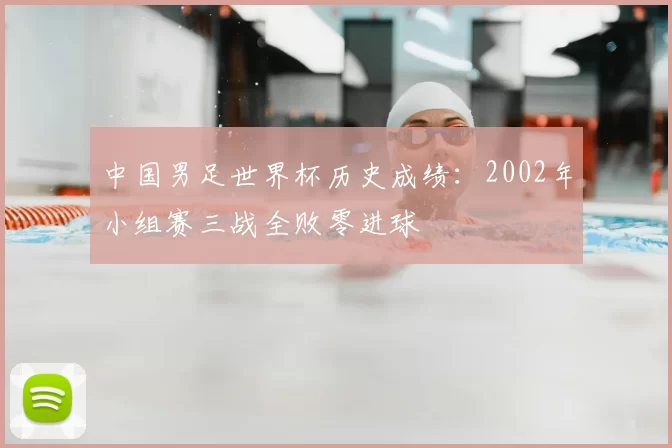 中国男足世界杯历史成绩：2002年小组赛三战全败零进球