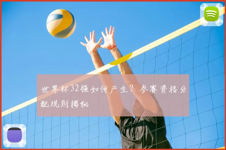 世界杯32强如何产生?参赛资格分配规则揭秘