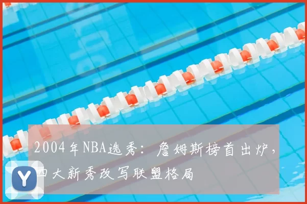2004年NBA选秀：詹姆斯榜首出炉，四大新秀改写联盟格局